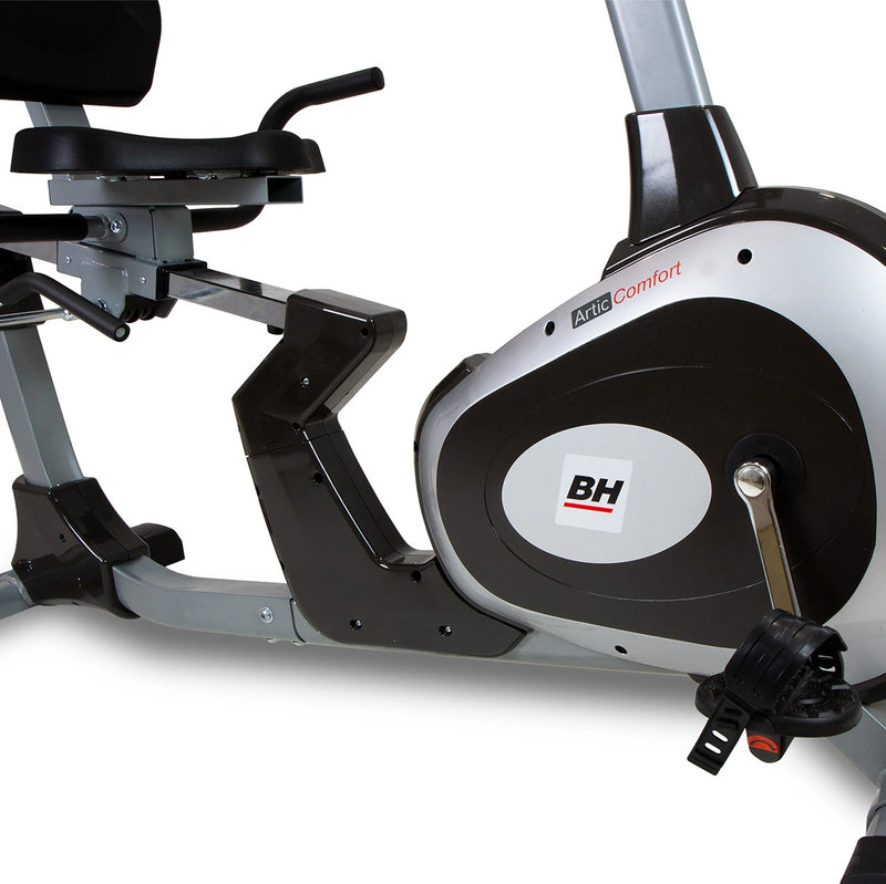 BH Bicicleta Estática Reclinada Artic Comfort Program (H854B) - detalle