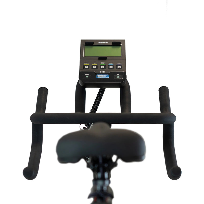 BH Bicicleta de Ciclo Indoor Xcalibur Silver (H9340S) - manillar