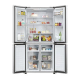 Frigorífico Americano Haier HCR3818ENMM 467L Inox · vista 2