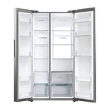 Frigorífico Americano Haier HSW79F18ANMM 611L Inox · vista 3