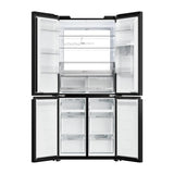 Frigorífico Americano Haier HCKR7819DWGB 459L Negro · vista 3
