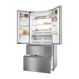 Frigorífico Americano Haier HFR7819ENGC 504L Inox · vista 2