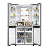 Frigorífico Americano Haier HCR7818DNMM 467L Inox · vista 2