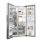 Frigorífico Americano Haier HSW79F18ANMM 611L Inox · vista 5