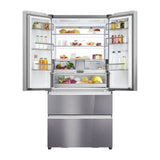 Frigorífico Americano Haier HFR79F19EFGK 703L Inox · vista 3