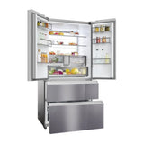 Frigorífico Americano Haier HFR79F19EFGK 703L Inox · vista 5