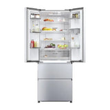 Frigorífico Americano Haier HFR5719EWMG 444L Inox · vista 2