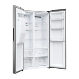 Frigorífico Americano Haier HSR5918DIMP 511L Inox · vista 6