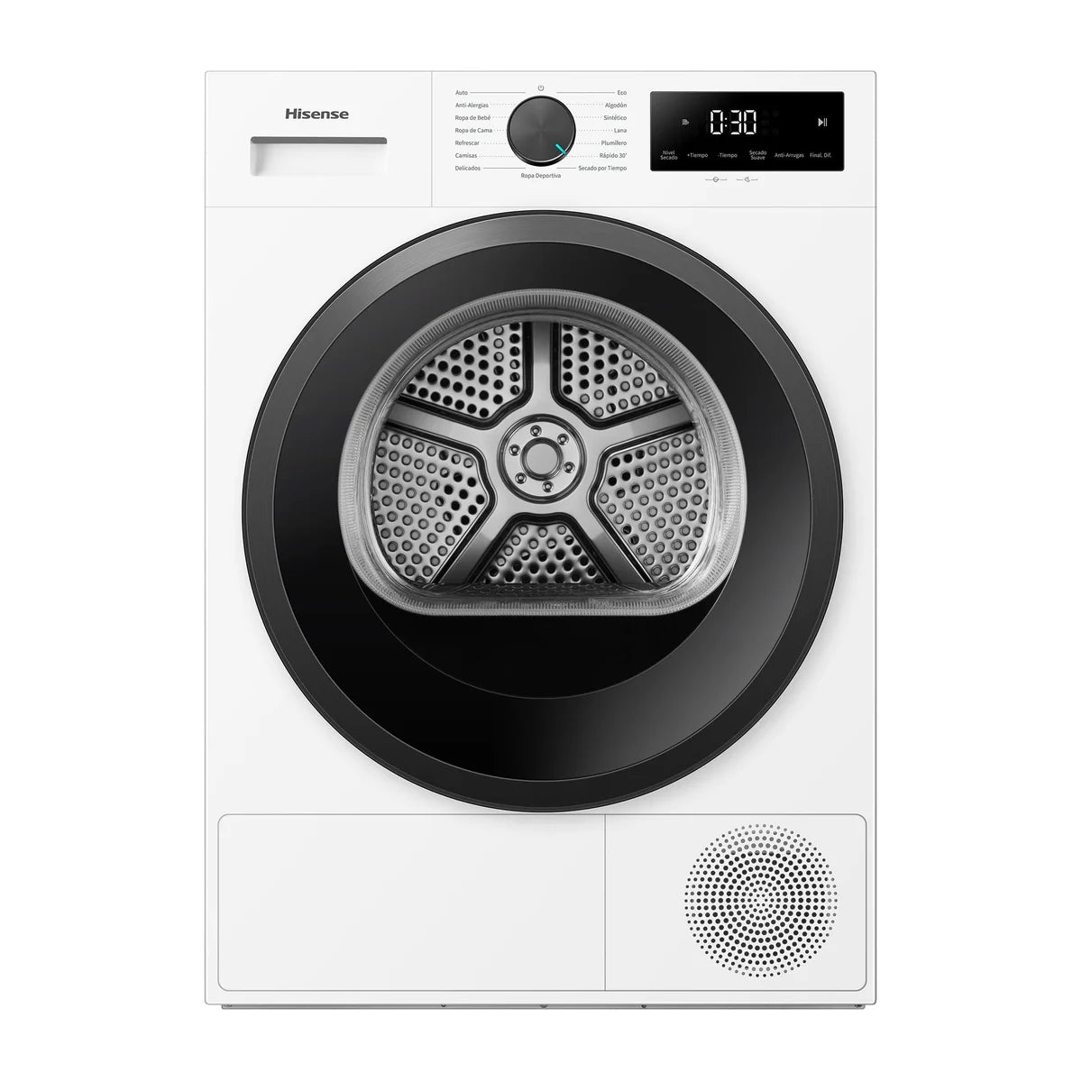 Secadora bomba de calor Hisense DH1I800UWDE 8 kg Clase D