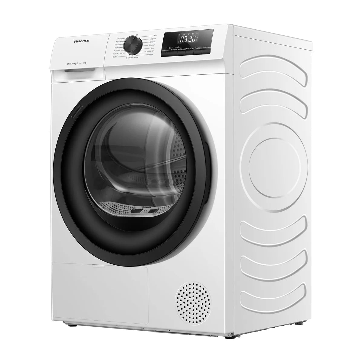Secadora bomba de calor Hisense DHQE900UWDC 9 kg Clase D Inverter