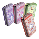 Las 4 Pocket Tin Panini Hello Kitty & Friends: Kuromi, My Melody, Pompompurin y Hello Kitty