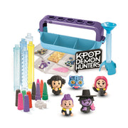 Contenido del kit Pen Creator Studio K-Pop Demon Hunters: estacion, rellenos, figuras y accesorios