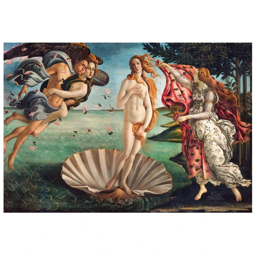 Reproduccion de El nacimiento de Venus de Botticelli, imagen del puzzle Clementoni 32572
