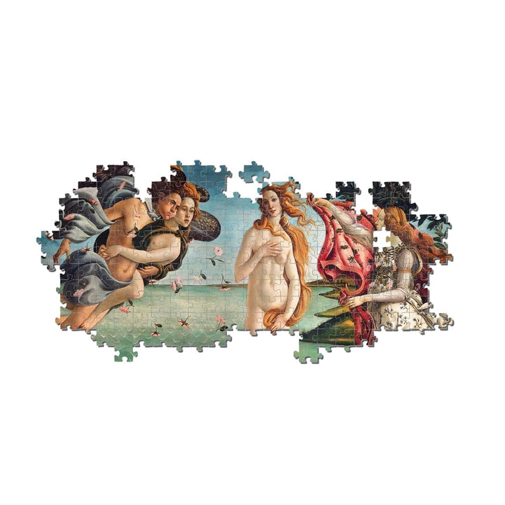 Puzzle Clementoni 2000 piezas El nacimiento de Venus parcialmente montado