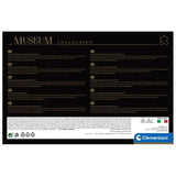 Parte trasera de la caja del puzzle Clementoni Museum Collection 2000 piezas