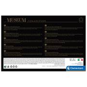 Parte trasera de la caja del puzzle Clementoni Museum Collection 2000 piezas