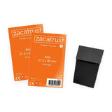 Dos paquetes de fundas Zacatrus Asia 57,5 x 89 mm ZF004 y deck box negra