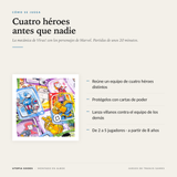 Infografía: cómo se juega a Virus! Marvel, de 2 a 5 jugadores y a partir de 8 años