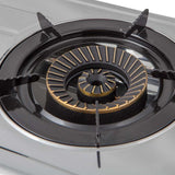 Orbegozo FO 2710 Hornillo Gas 2 Fuegos Triple Corona Inox 7,7 kW (vista 2)