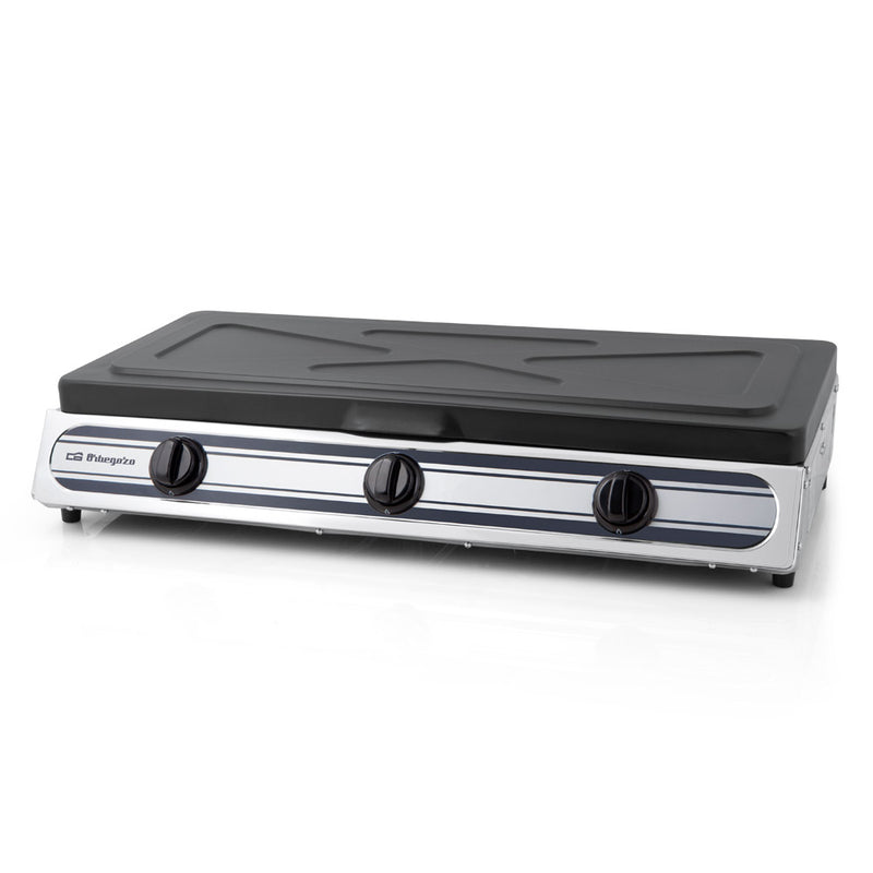 Orbegozo FO 3510 Hornillo a Gas 3 Quemadores Inox