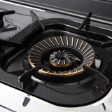 Orbegozo FO 3510 Hornillo Gas 3 Quemadores Triple Corona Inox 8,45 kW (vista 4)