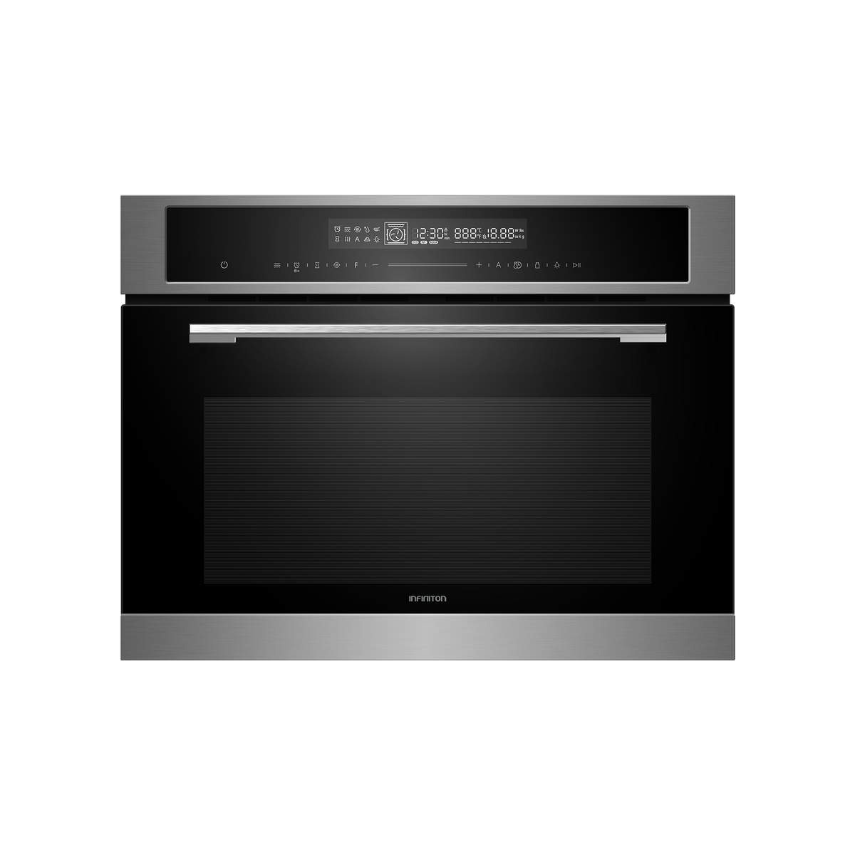 Horno Infiniton 48YA3 50L Inox/Cristal negro - vista frontal