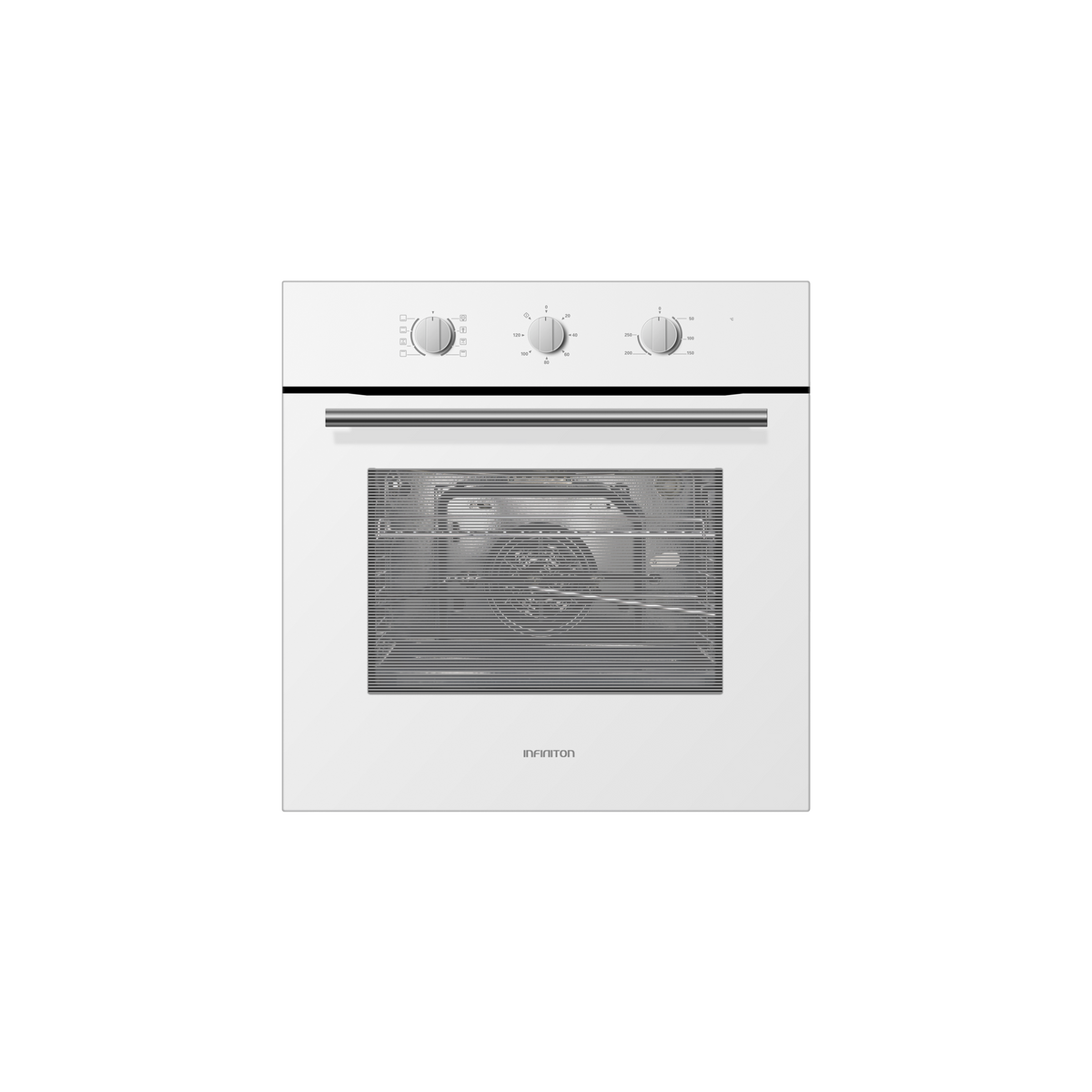 Horno Infiniton 818LB 65Litros Cristal blanco - vista frontal