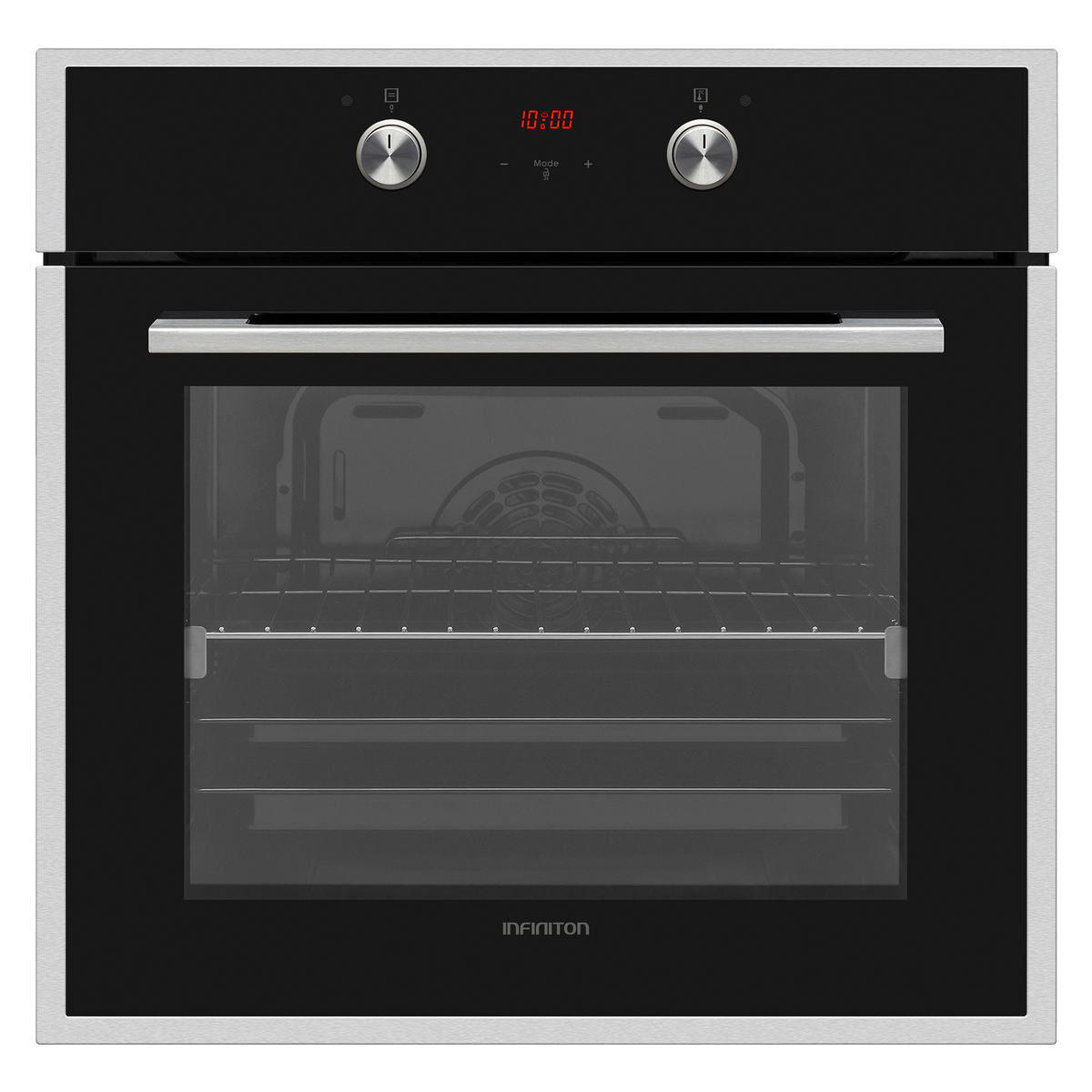 Horno Infiniton A690 65Litros Inox/Cristal negro - vista frontal