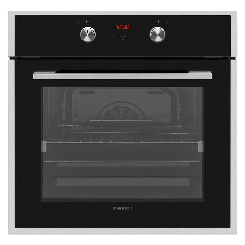Horno Infiniton A690 65Litros Inox/Cristal negro - vista frontal