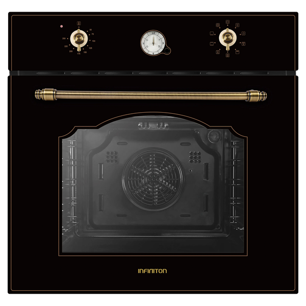 Horno Infiniton RU70 70L Negro Rústico - vista frontal