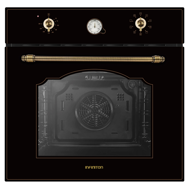 Horno Infiniton RU70 70L Negro Rústico - vista frontal