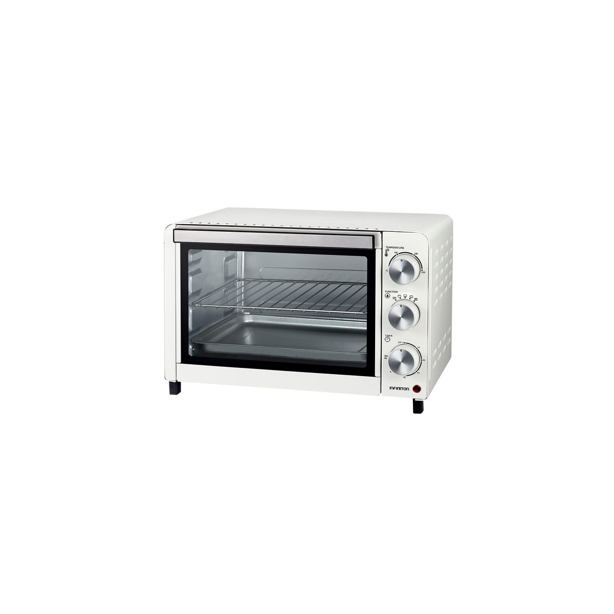 Horno de sobremesa Infiniton HSM-13B19 18L Blanco - vista frontal
