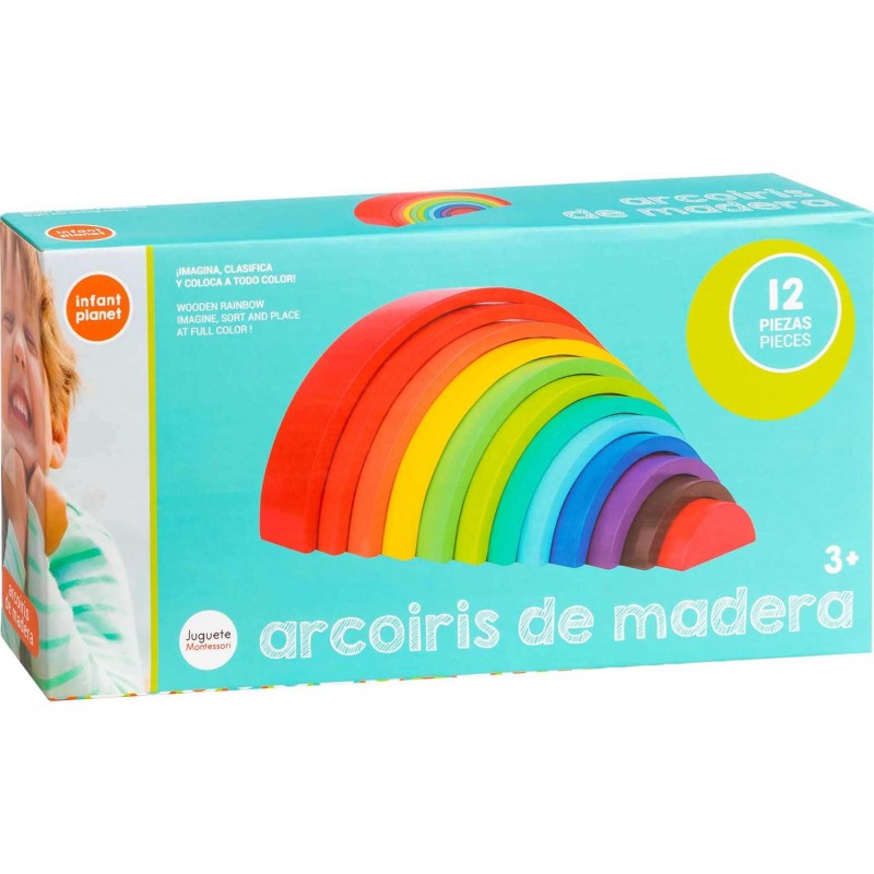 Toy Planet Arcoiris Madera Montessori (MJ1031446)