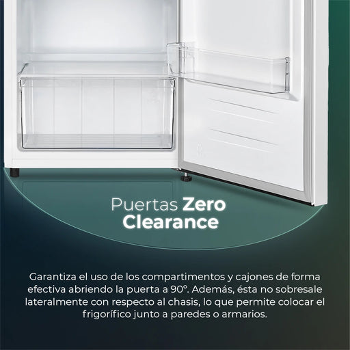 Infografía: puertas Zero Clearance del frigorífico Svan SF165501E