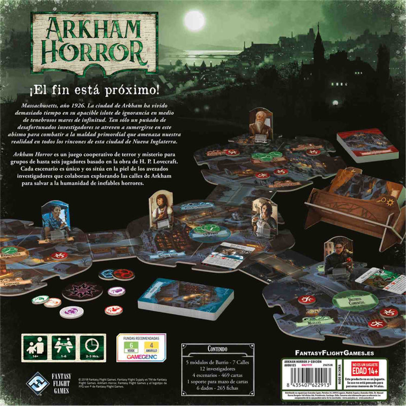 Arkham Horror 3ª Edición – Juego de mesa cooperativo (AHB01ES)