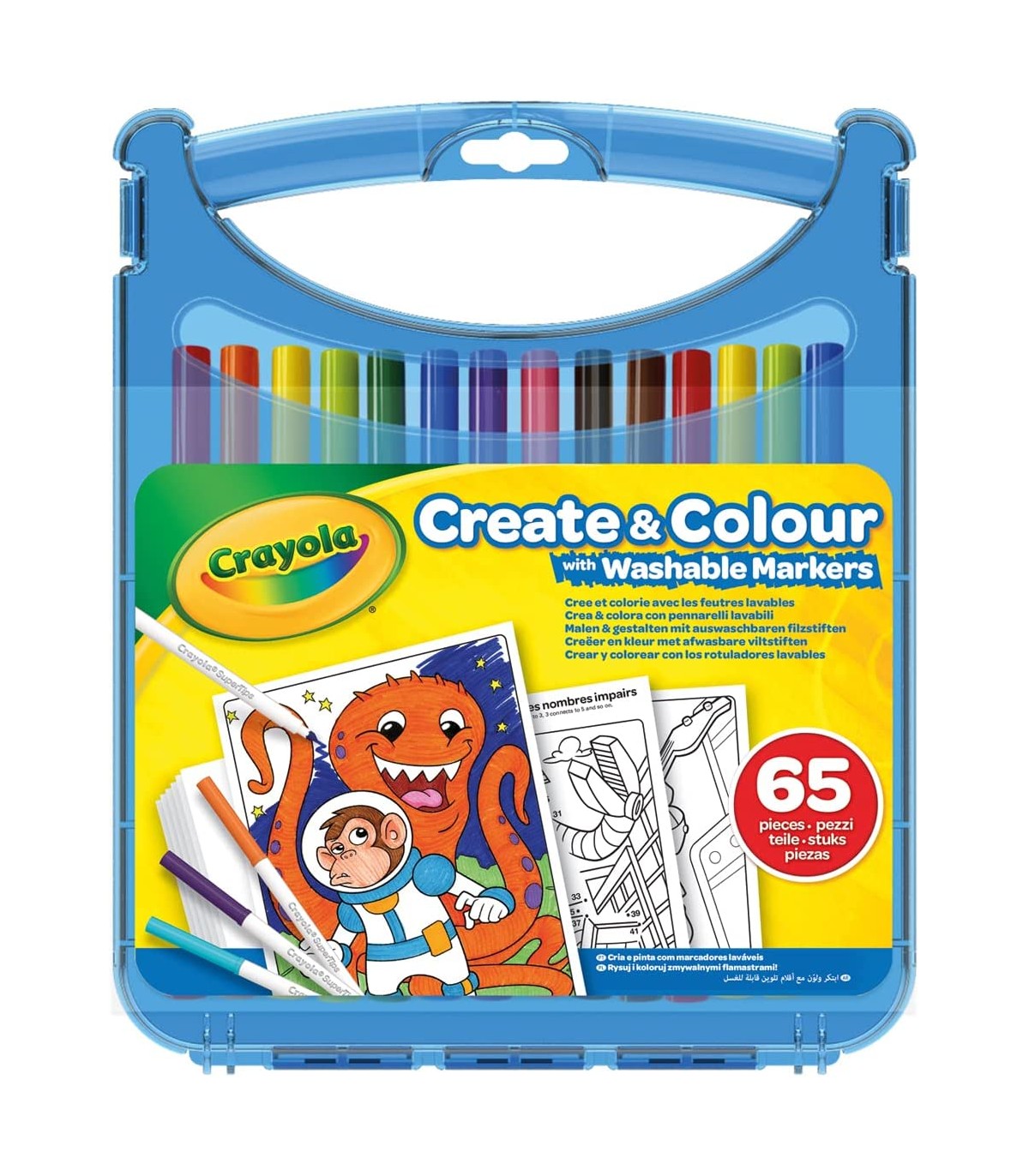 Rotulador lavables crayola para pizarra blanca 8 colores - Música y Deportes