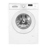Lavadora Bosch WGE03200EP blanca de carga frontal, 8 kg y 1200 rpm, vista frontal