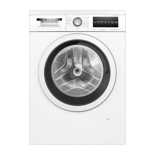 Lavadora Bosch WUU28T63ES blanca de carga frontal, 8 kg y 1400 rpm, vista frontal