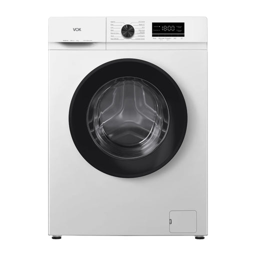 Lavadora VOK EVW-10BAW12PR blanca de 10 kg y 1200 rpm, vista frontal
