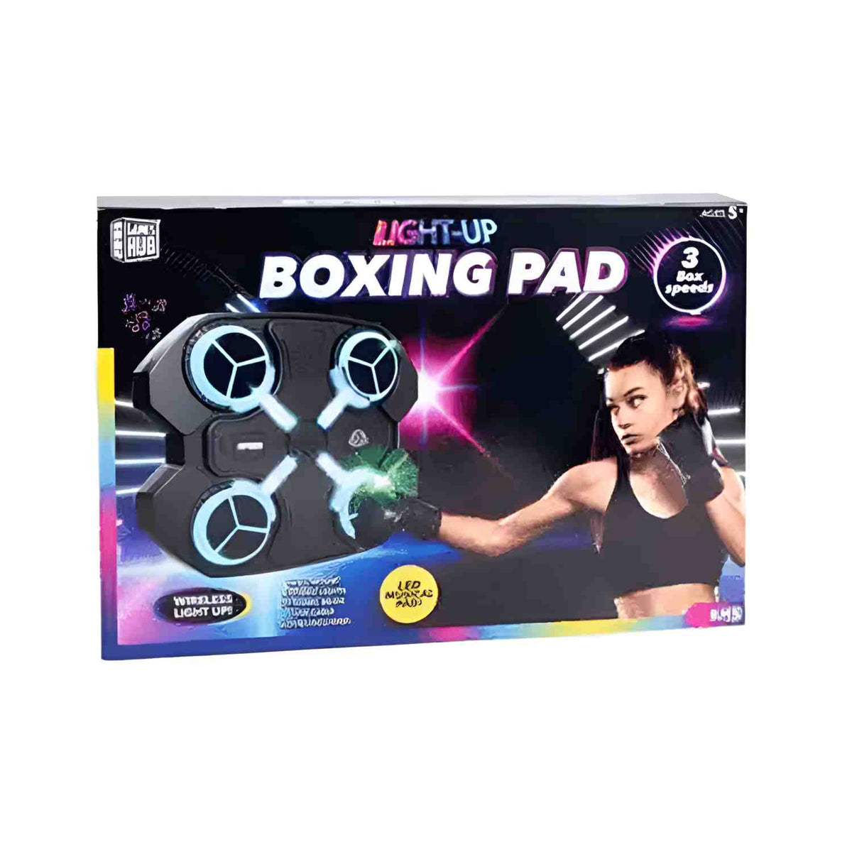 LED Boxing Pad Interactivo con Luces y Sonidos