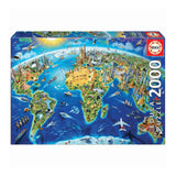 Puzzle Símbolos del Mundo 2000 Piezas 17129 Educa Borrás