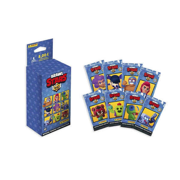 Panini Blíster 8 Sobres Brawl Stars Temporada 2 (48 Cartas)