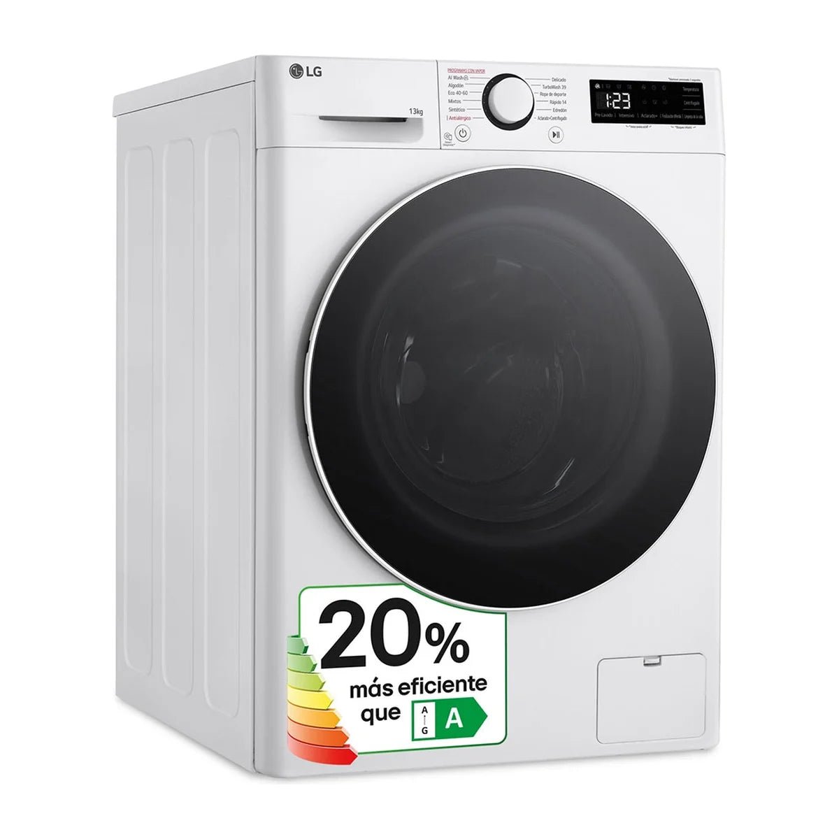 Lavadora LG F4WR6013A0W 13 kg 1400 rpm Clase A