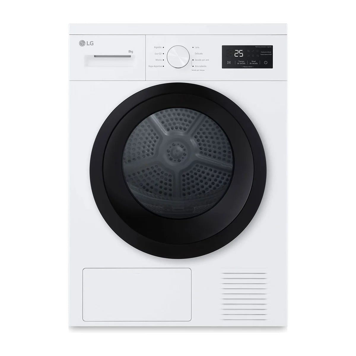 Secadora bomba de calor LG RHA1008NWK 8 kg Clase D