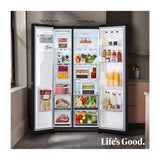Frigorífico Americano LG GSLC41EPPE 641L Negro · vista 6