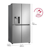 Frigorífico Americano LG GML861PYPE 506L Inox · vista 2