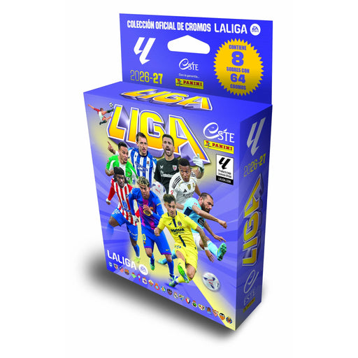 Ecoblíster Panini Liga Este 2026/27 con 8 sobres y 64 cromos de LaLiga EA Sports