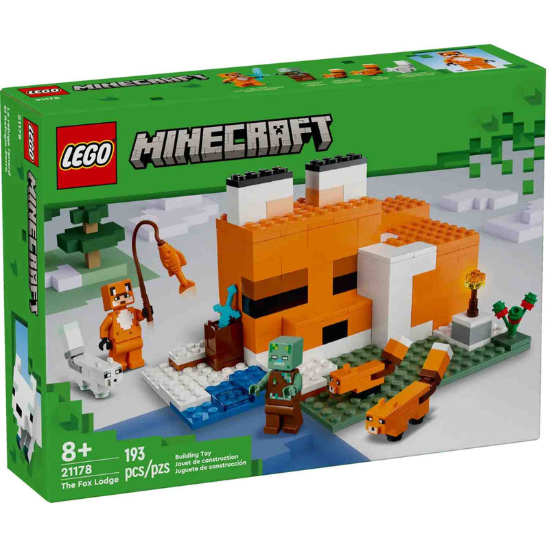Lego Minecraft El refugio zorro (21178)