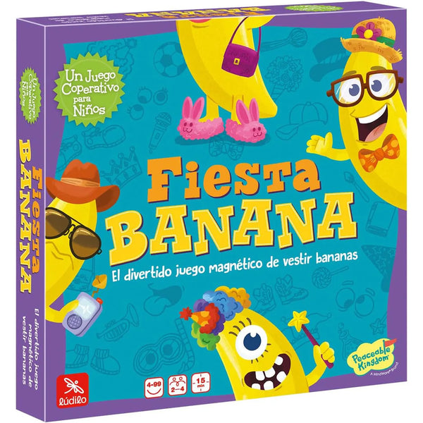Fiesta Banana de Lúdilo, caja del juego cooperativo magnético