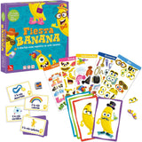 Fiesta Banana Lúdilo: caja, tableros banana y piezas magnéticas